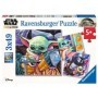 Puzzle Baby Yoda, 3X49 Piese Ravensburger - 2